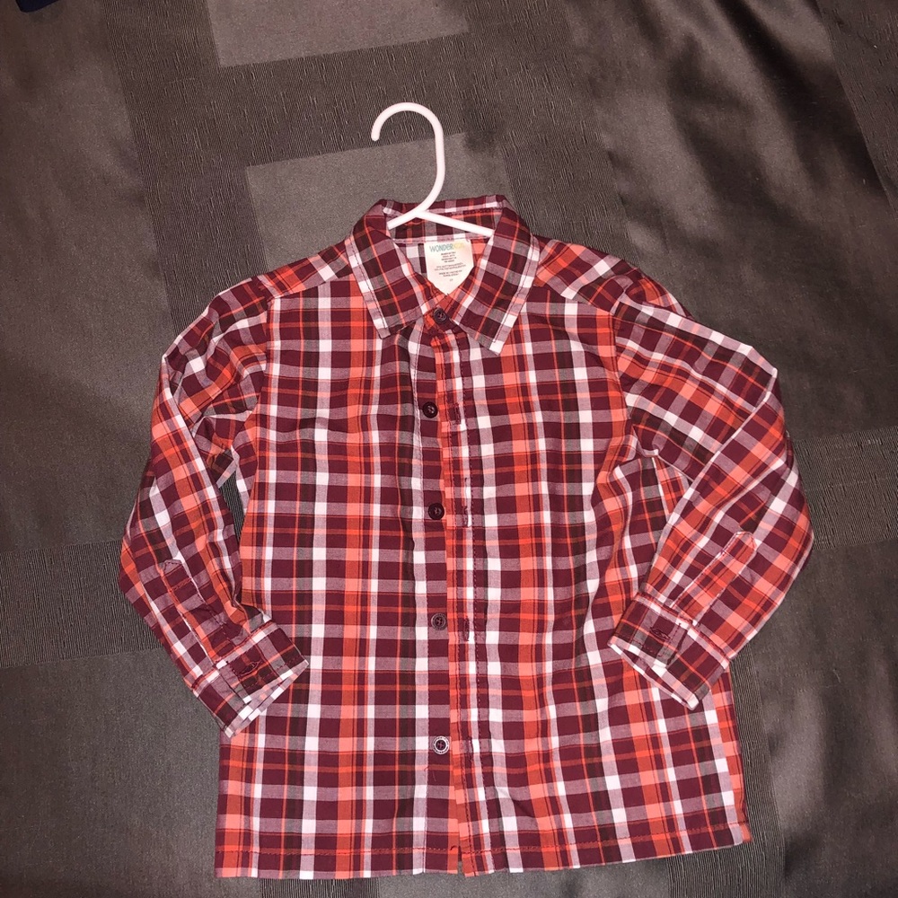 3t boys button up